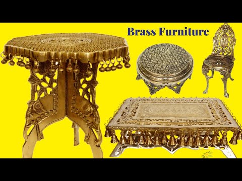 Brown brass metal made pooja choky for temple use articles, ...