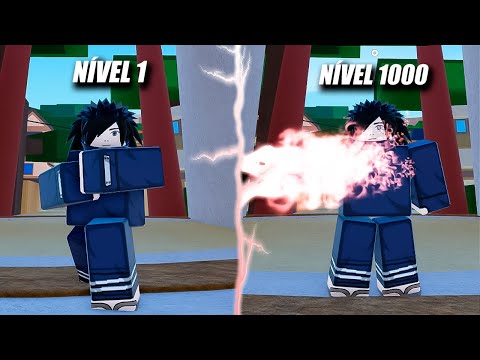 FUI DO NÍVEL 0 AO 1000 EM CONTA INICIANTE NO SHINDO LIFE!!! NOOB AO PRO