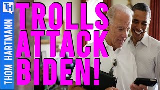 Trolls Pretend To Be Bernie Supporters To Bash Biden!