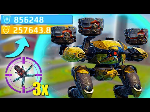 How Is This Even Possible... 3 Anciles On The Erebus - 1.1 MILLION HP Shielding | War Robots