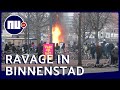 Vernielingen en brandjes: zo ziet Eindhoven eruit na rellen | NU.nl