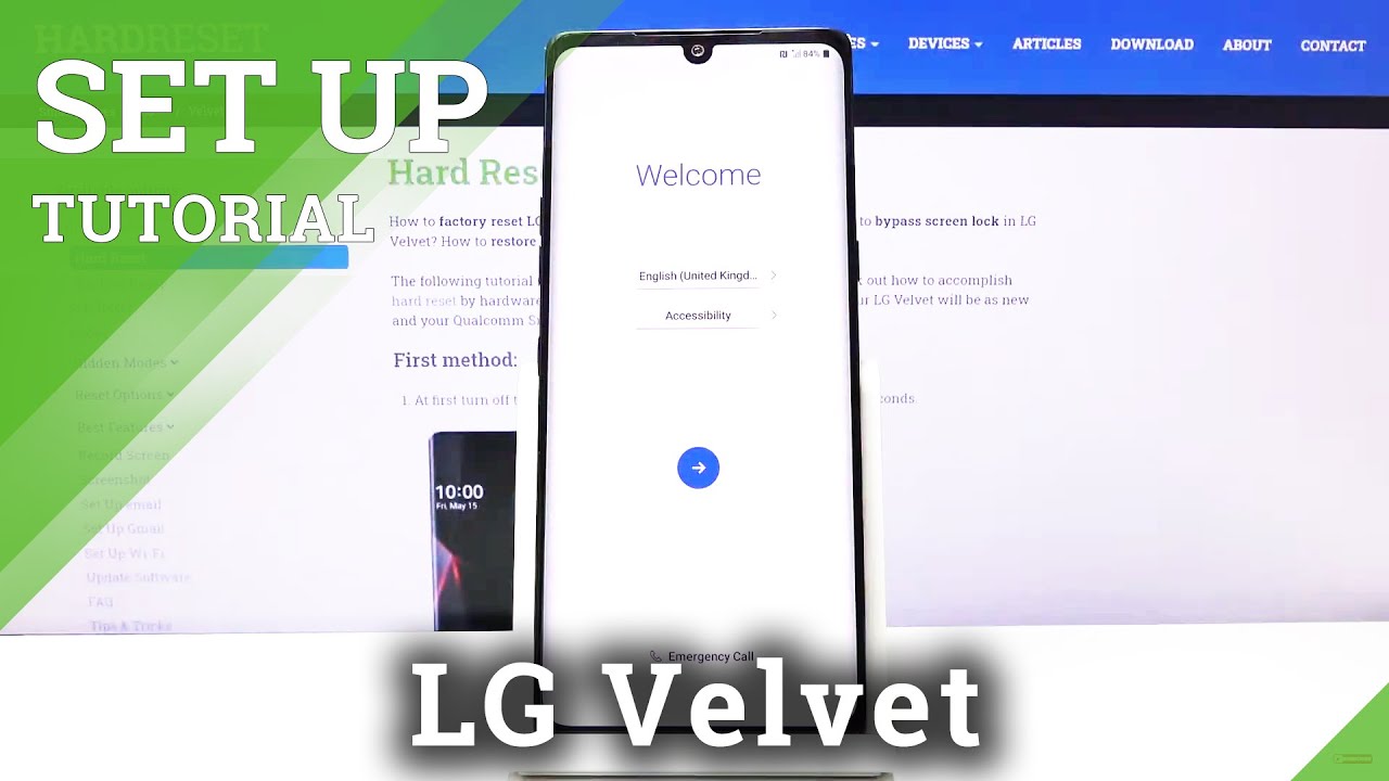 Set Up Process in LG Velvet – Configuration & Activation