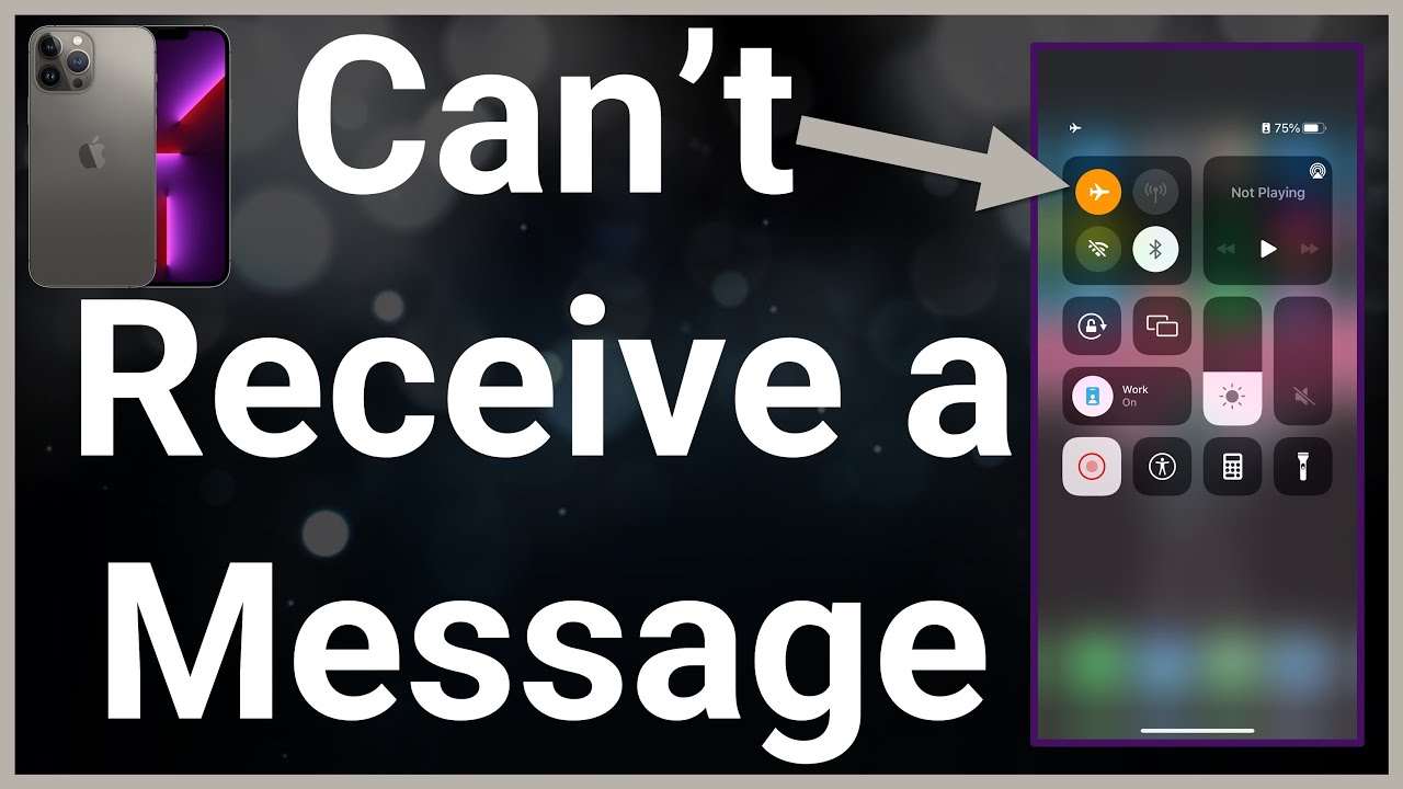 Why can't I receive text messages on my cell phone?