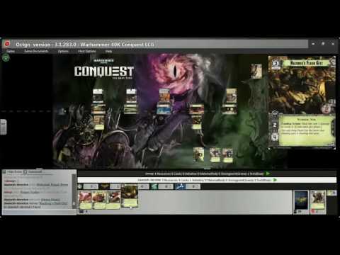 40k Conquest on OCTGN - Nazdreg vs Mavros