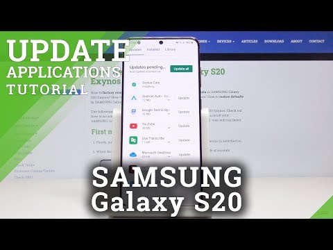 How to Update Apps in SAMSUNG Galaxy S20 – Download Latest App Version