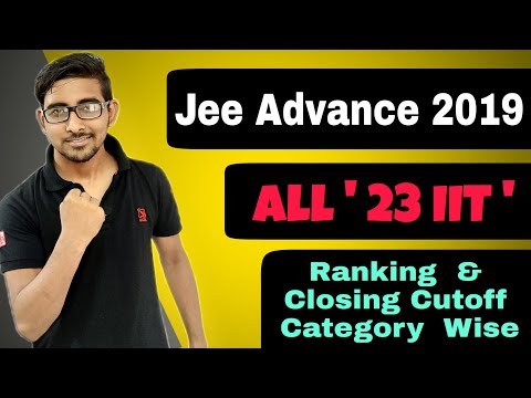TOP 23 IIT in india 2020 | Jee advance 2020 | IIt  cutoffs category wise | Jee mains 2020 Video