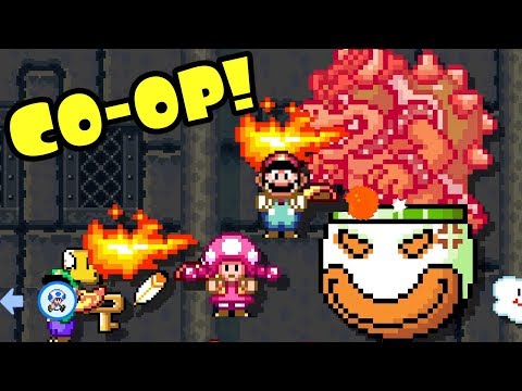 Super Mario Maker 2 Multiplayer Co-Op with Friends