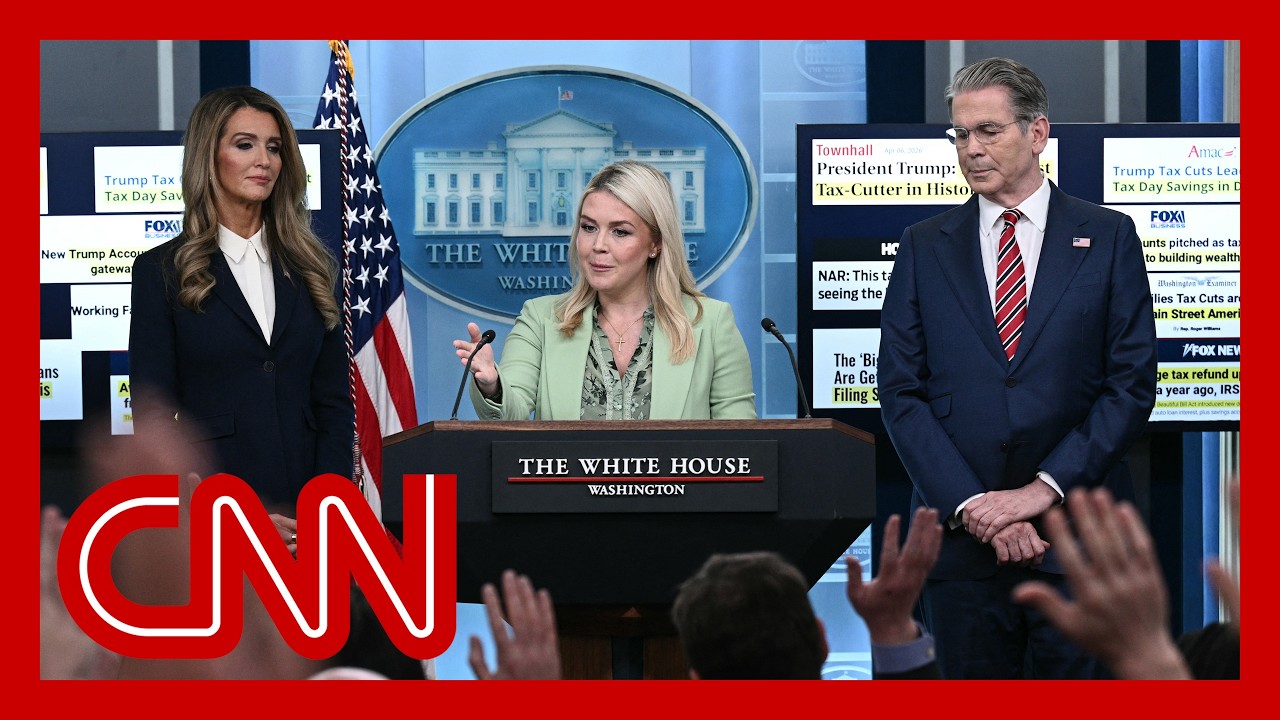 Live: White House press briefing on Tax Day