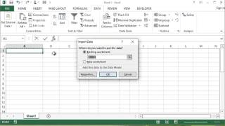 Microsoft Excel - Linking Data From a Webpage