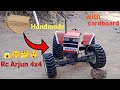 How To Make A Rc 4x4 Tractor With Cardboard Rc Tractor Kaise Banaen Cardboard Se Handmade