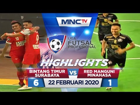 BINTANG TIMUR SURABAYA VS RED MANGUNI MINAHASA (FT: 6-1) - Highlights Liga Futsal Profesional 2020
