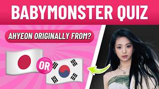 Ultimate BABYMONSTER Trivia — Are You the Ultimate MONSTERZ? 🧠💜 | Kpop Quiz