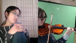 Adult beginner playing a fiddle tune.