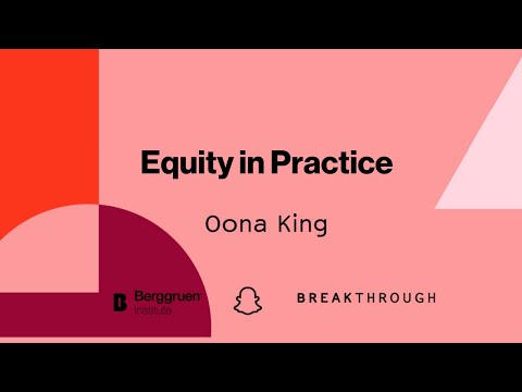 Oona King: Equity in Practice