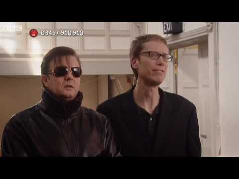 Ricky Gervais and Stephen Merchant - Red Nose Day 2009 - Comic Relief  - BBC