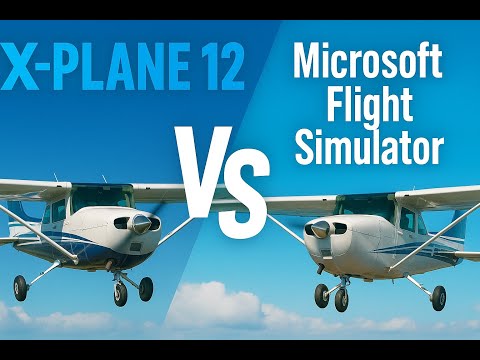 Cessna 172 G1000 | X-Plane 12 vs Microsoft Flight Simulator – Comparison