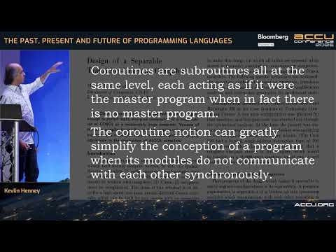 Coroutines - Kevlin Henney - ACCU 2025