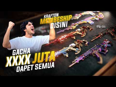 GACHA XX JUTA DAPET SEMUA ! SARAN DI DENGAR PUBG !! KRAFTON MEMBERSHIP DISINI ?? #pubg UBG