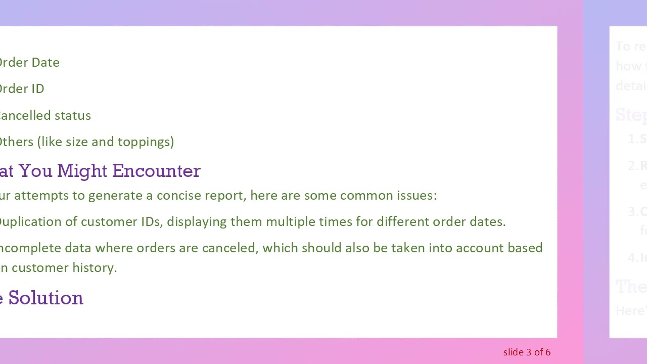 Crafting the Perfect SQL Query: Return One Row Per Customer in Your Orders Database