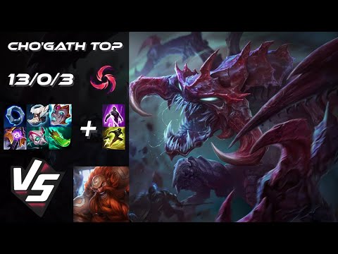 TOP Cho'Gath vs Gragas - EU Challenger Patch 25.20