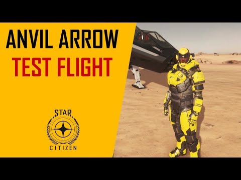 Star Citizen Anvil Arrow flight and combat