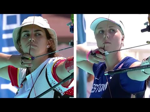 Ines de Velasco v Laura Nurmsalu – recurve women’s quarterfinal | 2021 European Olympic qualifier