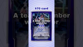 Charlie Condon $70 Auto Won for $14 in a Blind Auction