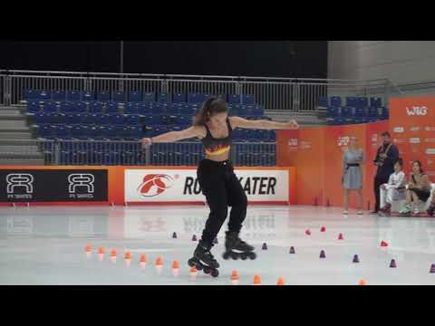 2019 WRG Inline Freestyle Classic Slalom JRW Qualification G1 5th Place Romano Sveva (ITA)