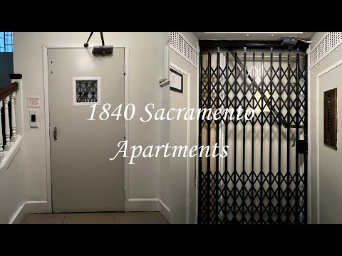 Cool Gated Spencer Traction Elevator - 1840 Sacramento St - San Francisco, CA