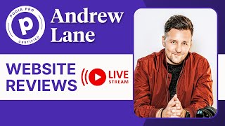 Live website reviews with Andrew Lane (course launch expert)
