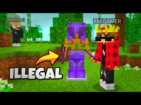 Unbelievable: ILLEGAL Armour Abuse in Minecraft SMP!