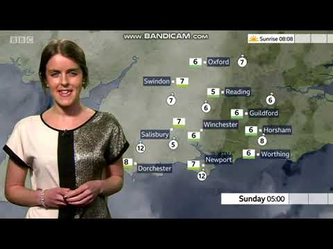 Alex Osbourne South News evening weather 2019 12 28