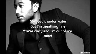 Video thumbnail of "John Legend -All of Me (lyrics)"