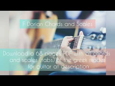 F Dorian Chords and Scales for Guitar