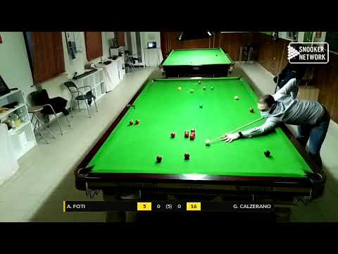 TUSCANY SNOOKER ACADEMY - REG. FIBIS TOSCANA CAT. B 2020/21 - A. FOTI vs G. CALZERANO