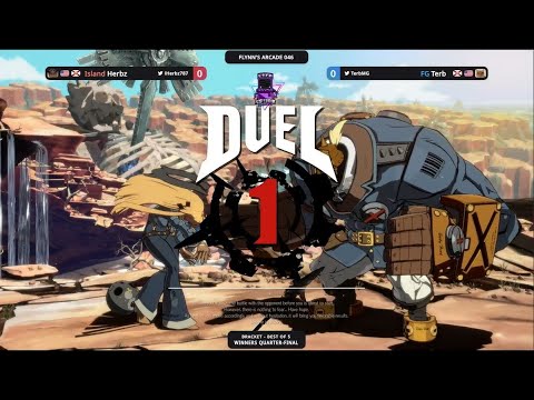 Flynn's Arcade 046 Winners Quarters - Island | Herbz (Jack-O) Vs. FG | Terb (Potemkin) Guilty Gear