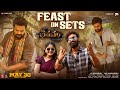 Feast On The Sets Of Bhairavam Bellamkonda Sreenivas Manchu Manoj Nara Rohith