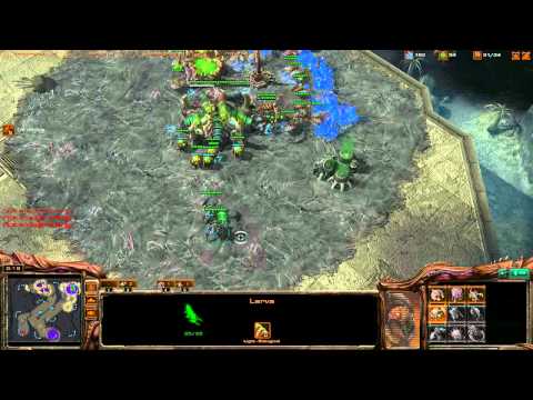 Destiny, Bluetea vs. DontCry (Z), PhOeNiX (P) [Game 2] - High Level 2v2 - Starcraft 2 Ladder