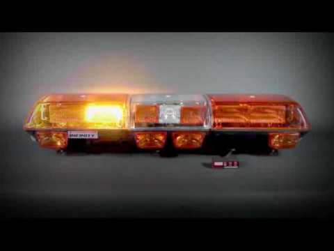 Wolo Infinity 2 Flashing Strobe Roof Mount Light Bar, Amber - 7500-A