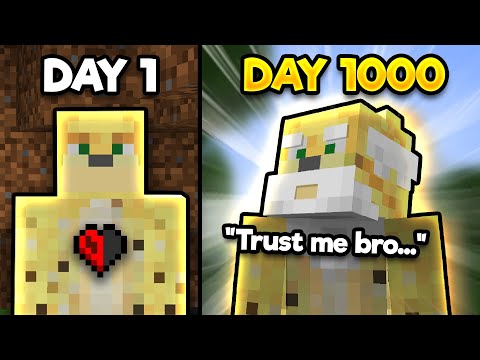 ibxtoycat - YouTuber Survives 1000 Days In Minecraft Hardcore