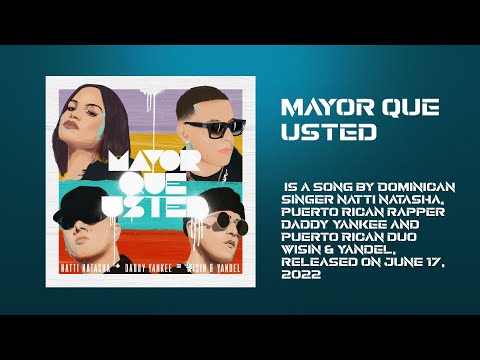 Natti Natasha x Daddy Yankee x Wisin & Yandel - Mayor Que Usted 4k