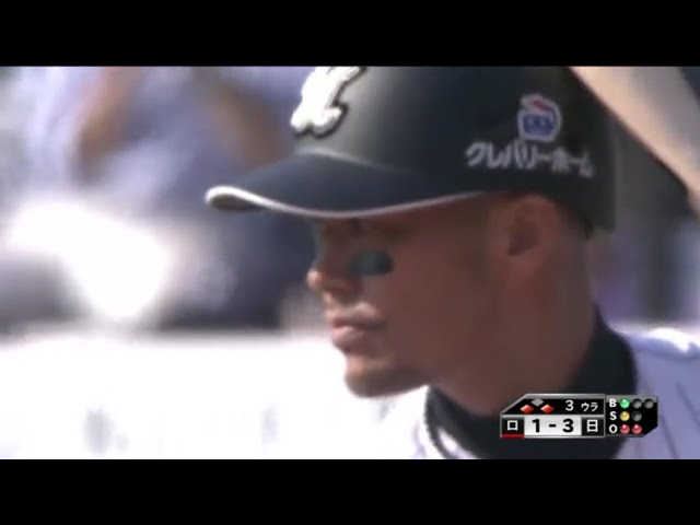 【3回裏】CS出場へ マリーンズ・福浦が渋いタイムリーで食らいつく!! 2015/10/4 M-F