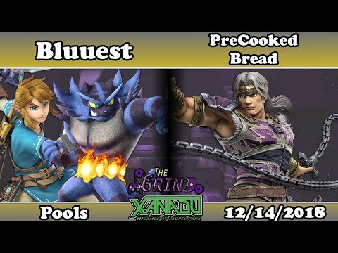 The Grind 55 Bluuest (Link, Incineroar) vs PreCookedBread (Simon) Pools
