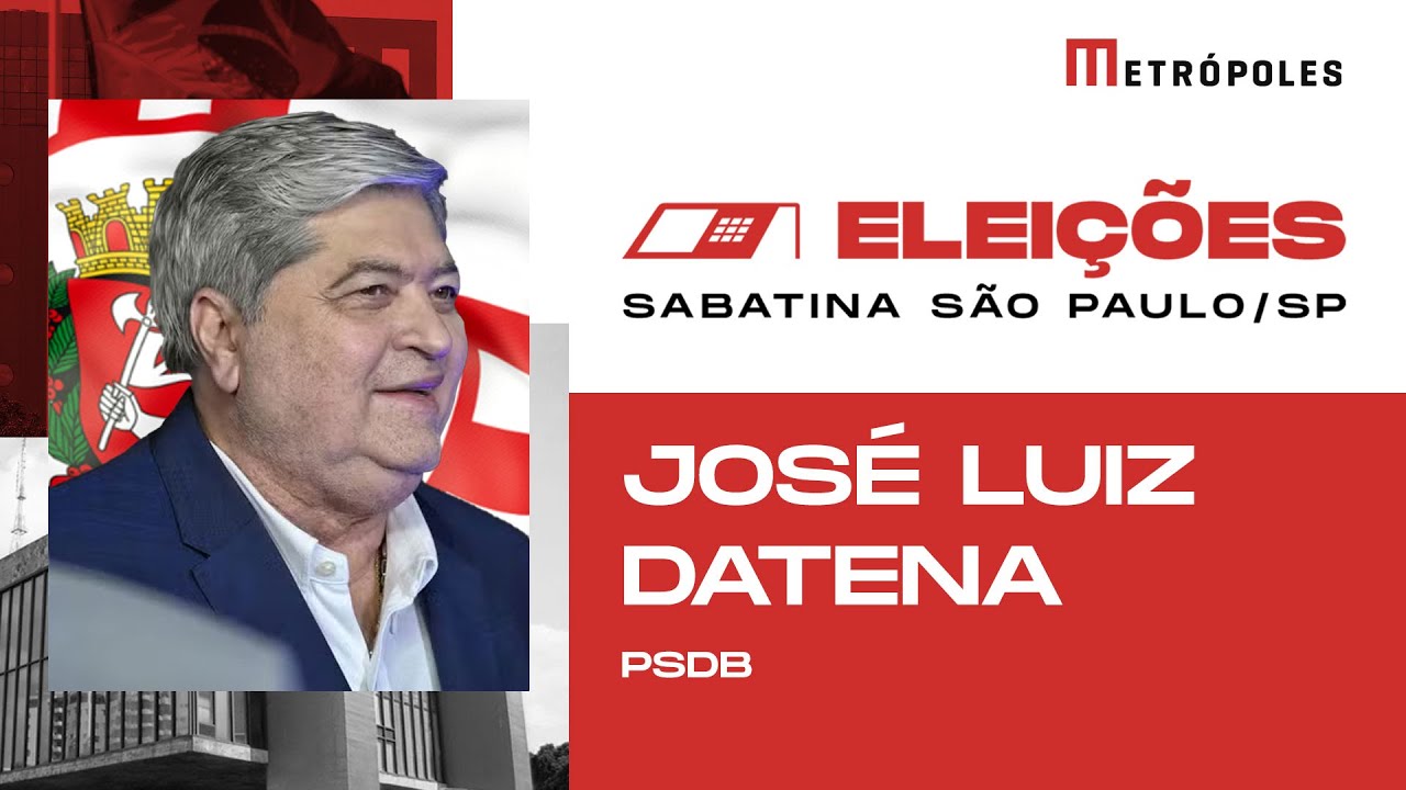 Sabatina do Metrópoles com José Luiz Datena (PSDB), candidato à Prefeitura de SP