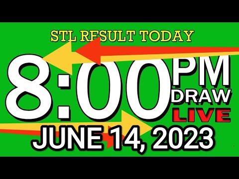 LIVE 8PM STL RESULT JUNE 14, 2023 LOTTO RESULT WINNING NUMBER