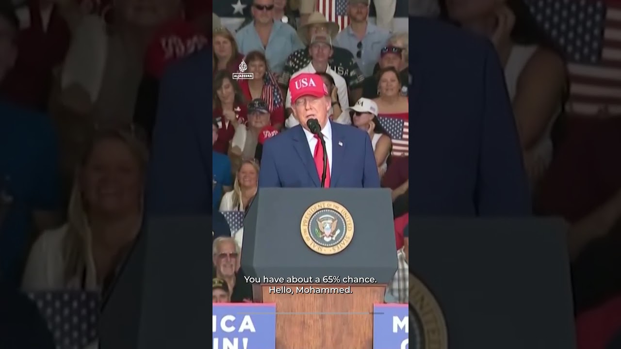 Video: Trump jokes on common use of Muhammad name in Middle East at Georgia rally