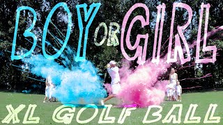 XL Golf Ball Gender Reveal - New Gender Reveals for 2020 - Episode 4 of 10 - PoofThereItIs.com