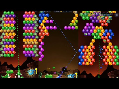 Level 584-595//Primitive bubble shooter game