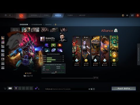 Dota2sup RAMZEs Slark VP vs Alliance -EPICENTER MAJOR 2019 DOTA2