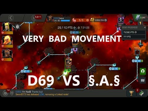 ALLIANCE WAR D69 VS §.A.§.marvel contest of champion